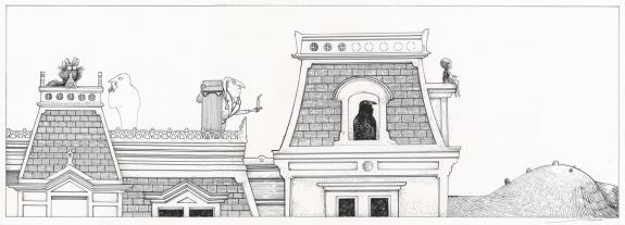 Lionel Richerand - L'&Eacute;trange R&eacute;veillon, Illustration origina