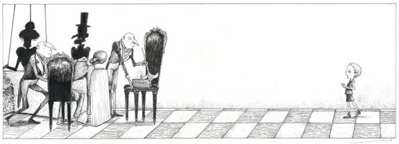 Lionel Richerand - L'&Eacute;trange R&eacute;veillon, Illustration origina