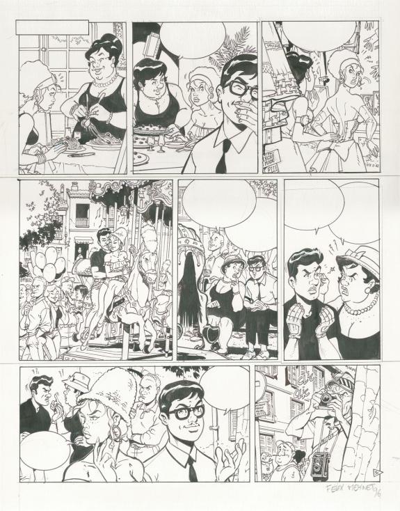 F&eacute;lix Meynet - Double M, Planche originale n&deg;30