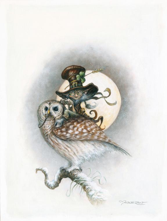 Pascal Mogu&eacute;rou - L'heure des f&eacute;es, Illustration originale