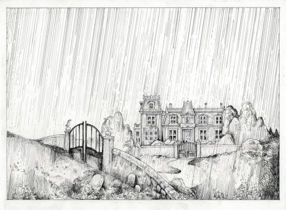 Lionel Richerand - L'&Eacute;trange R&eacute;veillon, Illustration origina