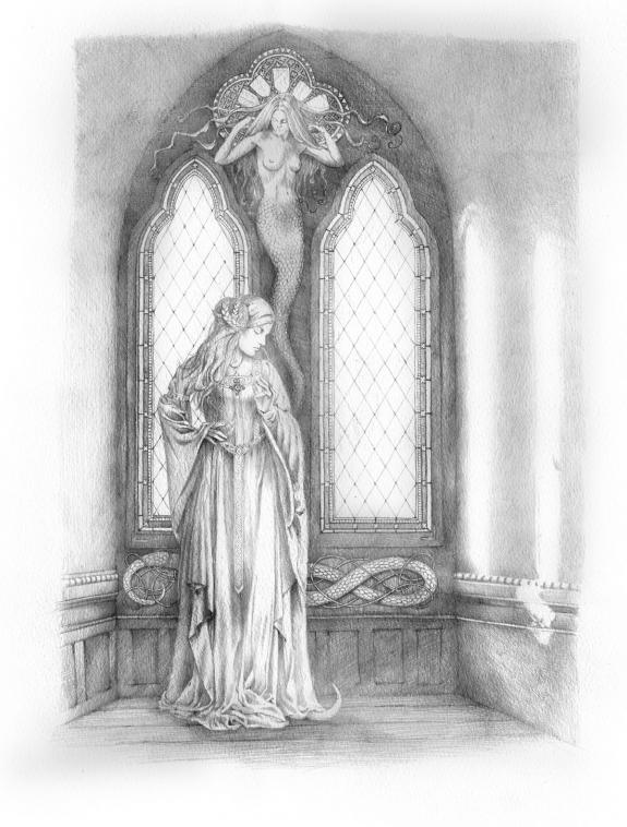 Sandrine Gestin - illustration originale "M&eacute;lusine"