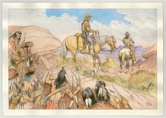 Michel Blanc-Dumont - La Jeunesse de Blueberry, Illustration