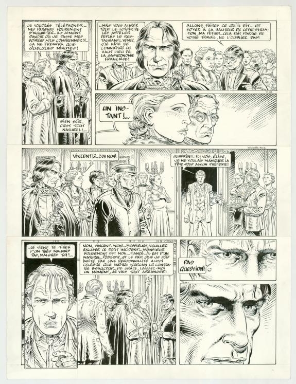 Yves Swolfs - Le Prince de la Nuit, Pleine lune, Planche ori