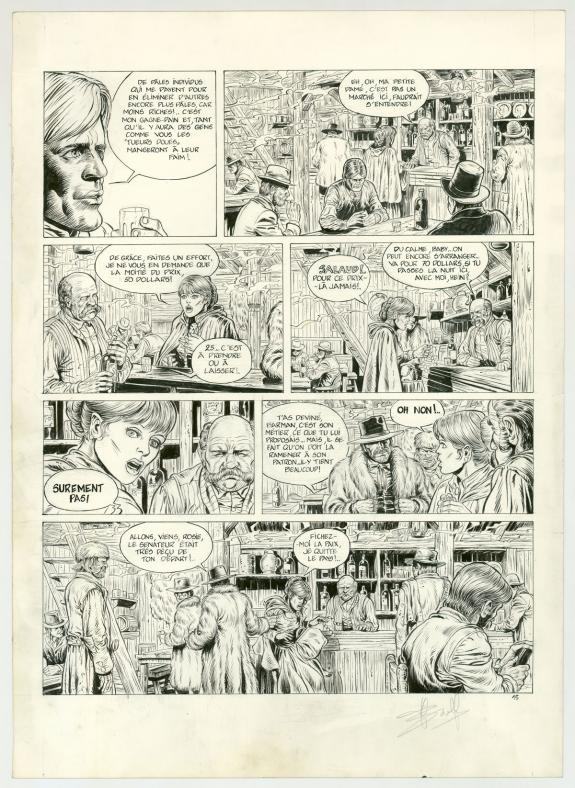 Yves Swolfs - Durango, Les chiens meurent en hiver, Planche 