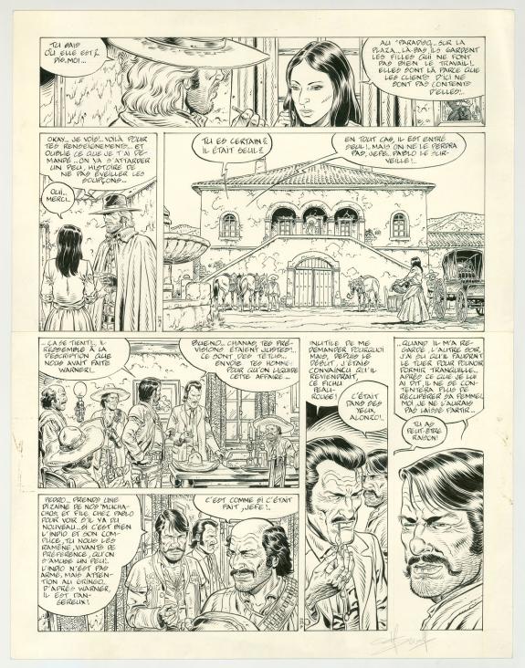 Yves Swolfs - Durango, La proie des chacals, Planche origina