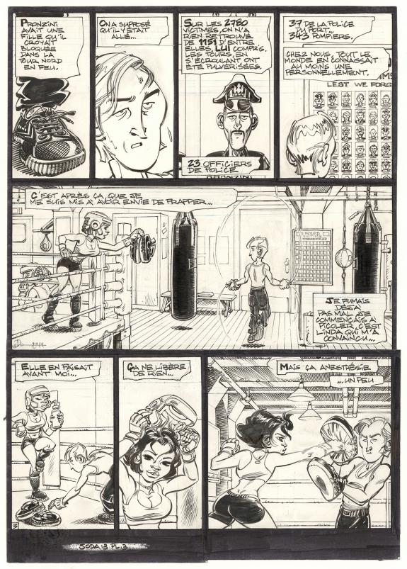 Dan - Soda, R&eacute;surrection, Planche originale n&deg;3