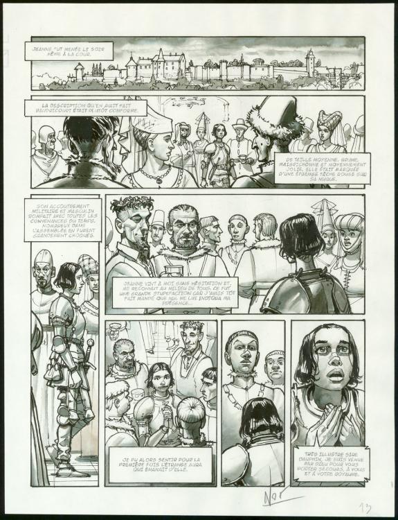 Ignacio No&eacute; - Jeanne D'Arc, Planche originale n&deg;13