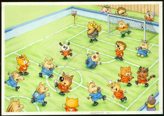 Philippe Matter - Mini-Loup, Illustration originale de l'alb