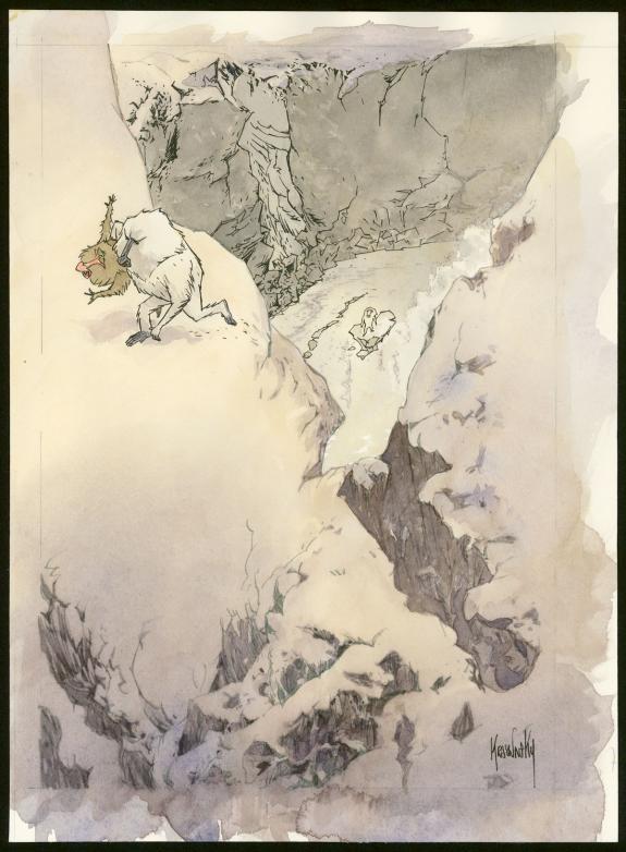 Jean-Paul Krassinsky - Le Cr&eacute;puscule des idiots , Planche or