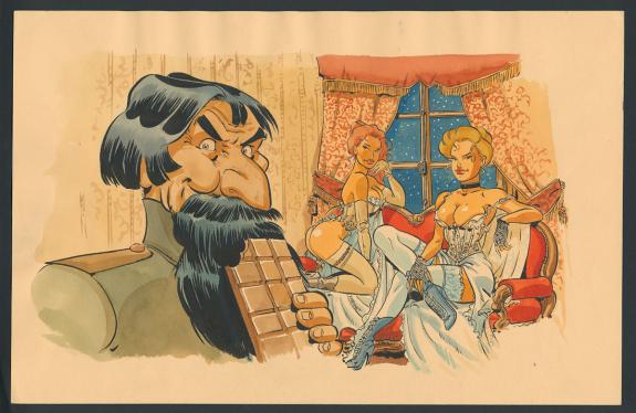 F&eacute;lix Meynet - Illustration originale, ex-libris