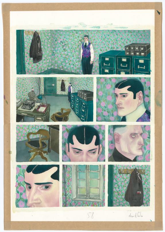 David Sala - Le Joueur d'&eacute;checs, Planche originale n&deg;58