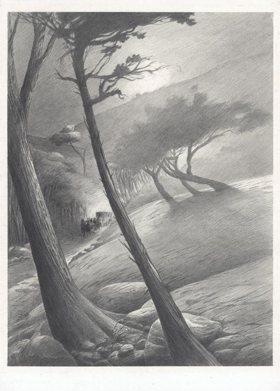 Claude Renard - Galil&eacute;e, Planche originale : la fuite 