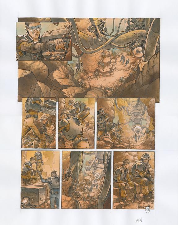Grun - On Mars, Un Monde nouveau, Planche originale n&deg;34