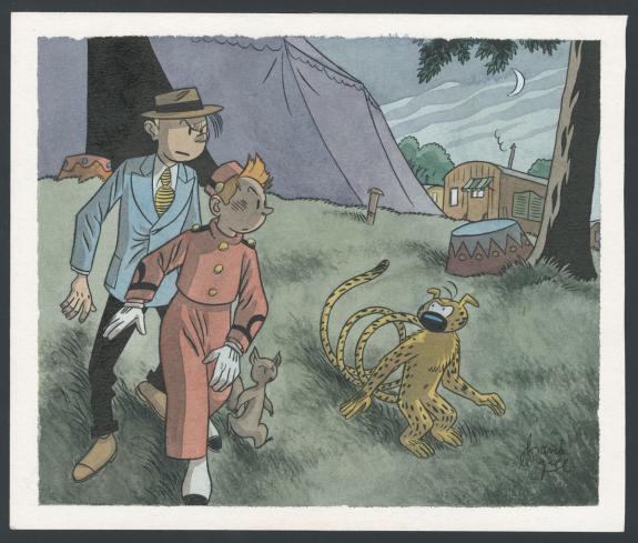 Frank Le Gall - Une Aventure de Spirou et Fantasio, Illustra