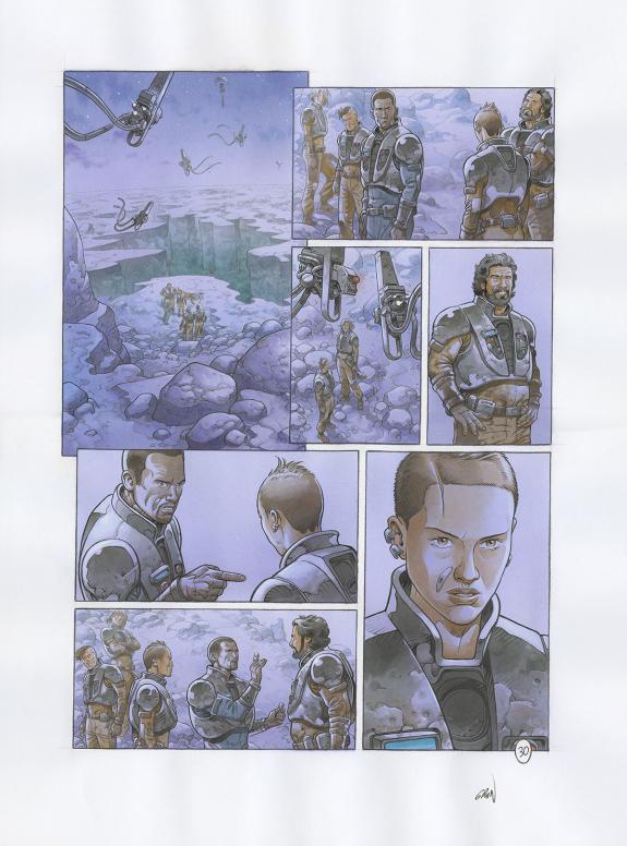 Grun - On Mars, Un Monde nouveau, Planche originale n&deg;30