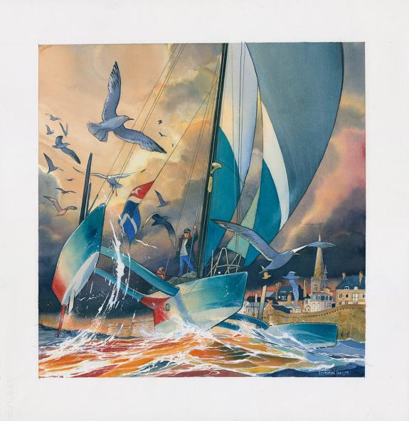 Emmanuel Lepage - Illustration originale r&eacute;alis&eacute;e &agrave; l'occasi