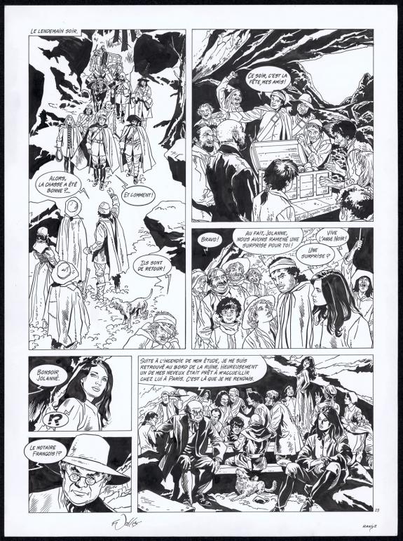 Francis Vall&egrave;s - Rani, Brigande, Planche originale n&deg;23