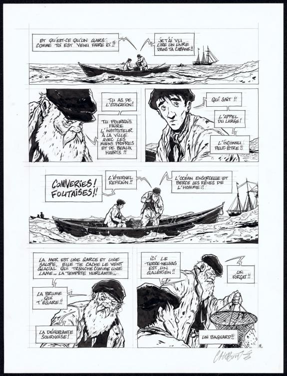 Christophe Chabout&eacute; - Terre-Neuvas, Planche originale N&deg;19