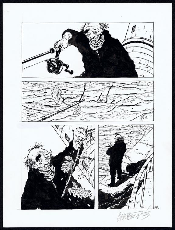 Christophe Chabout&eacute; - Tout seul, Planche originale N&deg;191