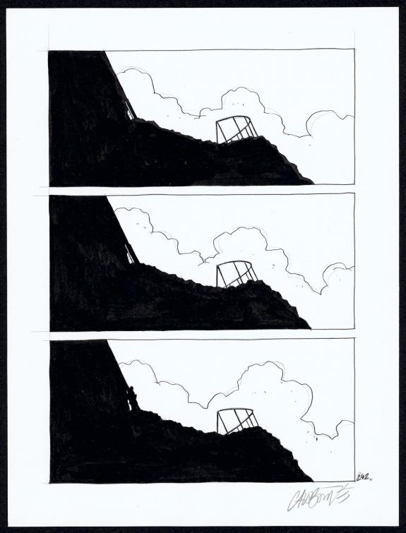 Christophe Chabout&eacute; - Tout seul, Planche originale N&deg;242