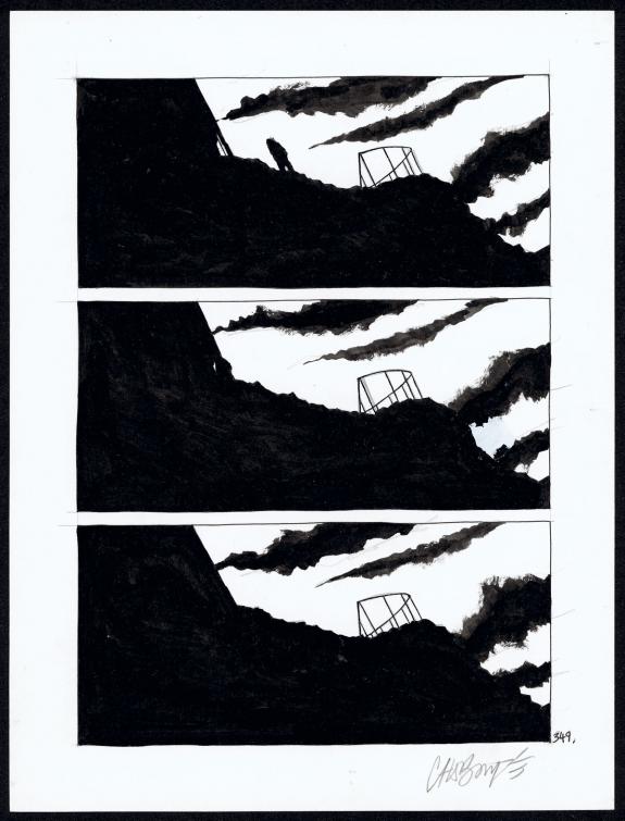 Christophe Chabout&eacute; - Tout seul, Planche originale N&deg;349