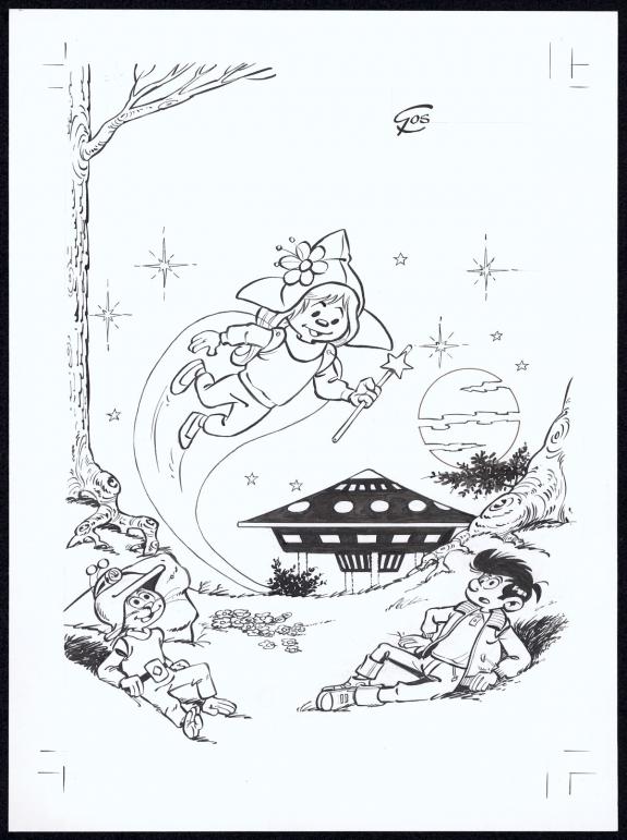 Roland Gos - Le Scrameustache, L'Elfe des &eacute;toiles, Couvertur