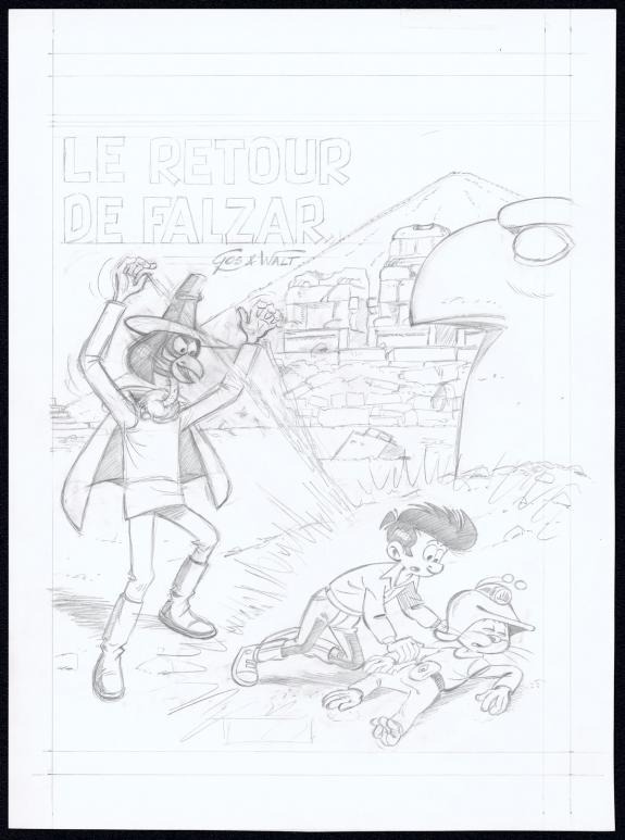 Gos / Walt - Le Scrameustache, Le retour de Falzar, Projet c