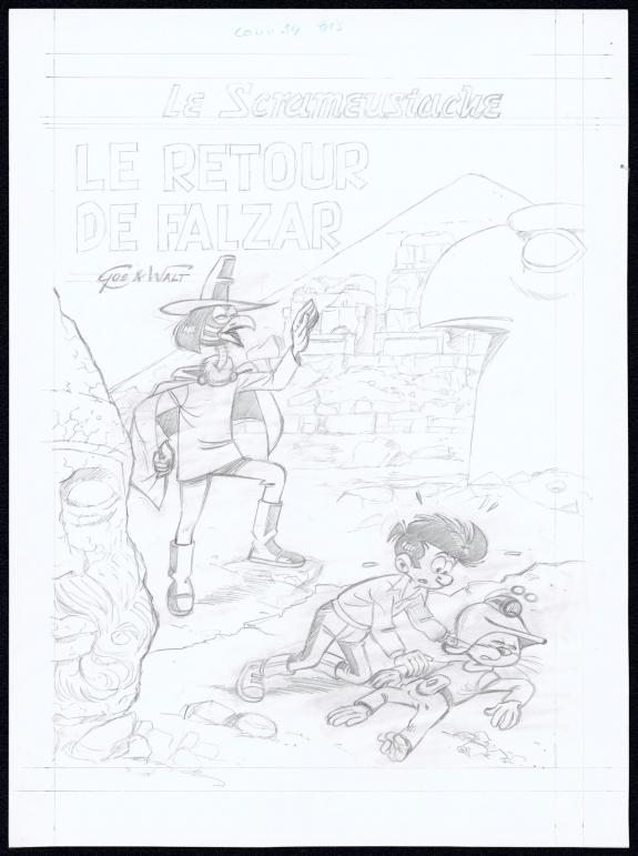 Gos / Walt - Le Scrameustache, Le retour de Falzar, Projet c