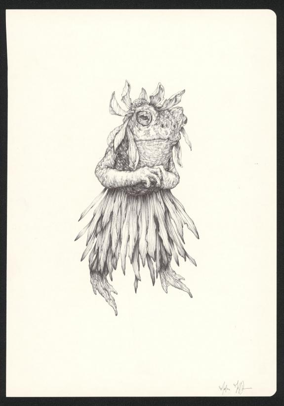 Marco Mazzoni - POUCETTE, Illustration originale