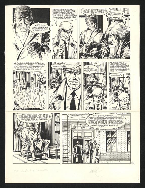 William Vance - Bruno Brazil, Sarabande &agrave; Sacramento, Planch