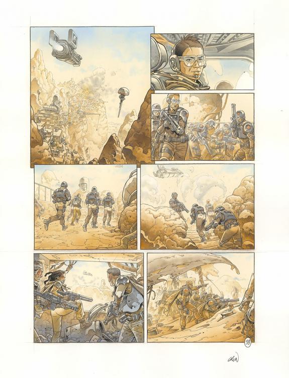Grun - On Mars, Ceux qui restent, Planche originale n&deg;38