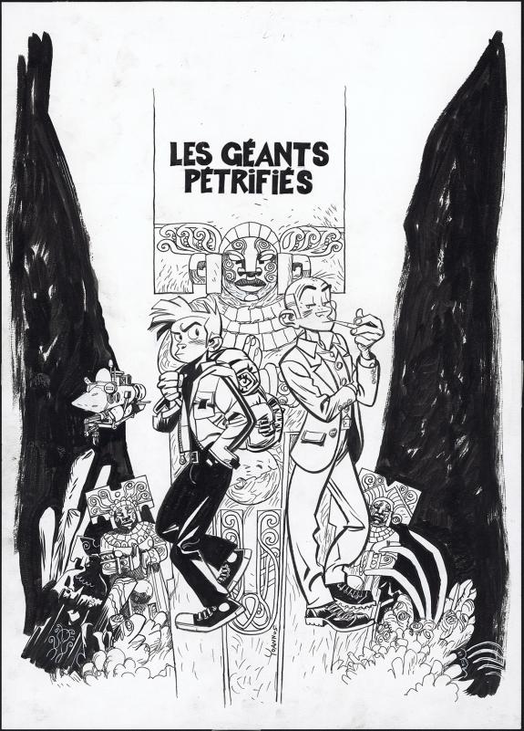 Yoann - Spirou et Fantasio vu par..., Les G&eacute;ants p&eacute;trifi&eacute;s, 