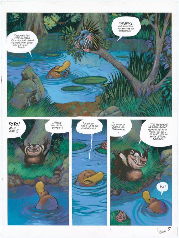 Yoann - Toto l'ornithorynque, Toto l'ornithorynque et les pr