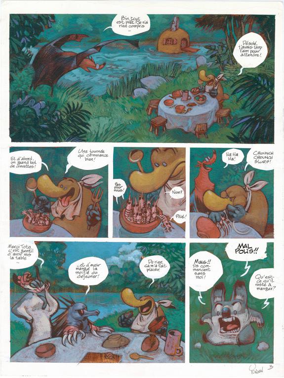 Yoann - Toto l'ornithorynque, Toto l'ornithorynque et le lio