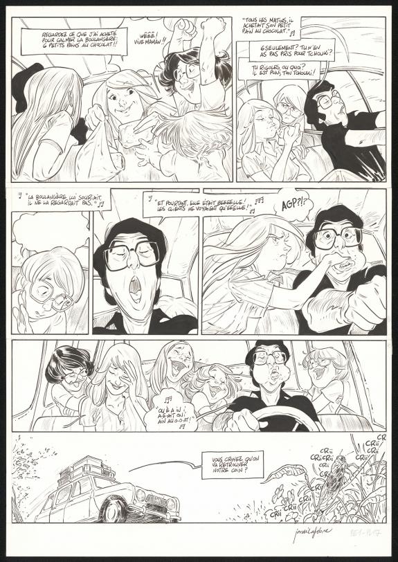 Jordi Lafebre - Les Beaux &eacute;t&eacute;s, Cap au Sud !, Planche origin