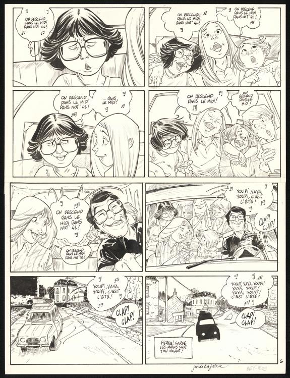 Jordi Lafebre - Les Beaux &eacute;t&eacute;s, Cap au Sud !, Planche origin