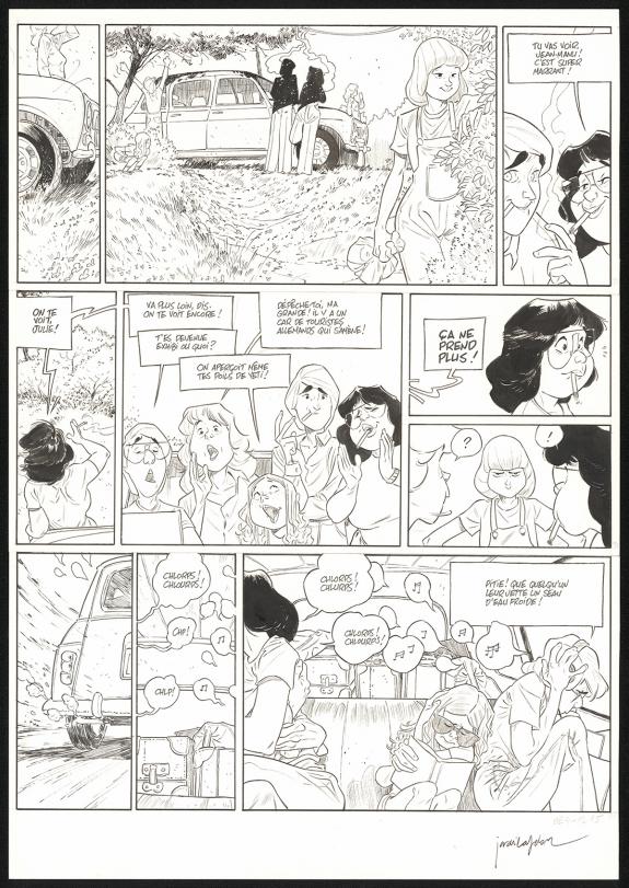 Jordi Lafebre - Les Beaux &eacute;t&eacute;s, Le Repos du guerrier, Planch