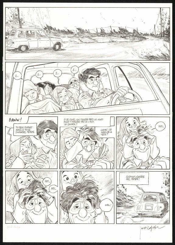 Jordi Lafebre - Les Beaux &eacute;t&eacute;s, La Fugue, Planche originale 