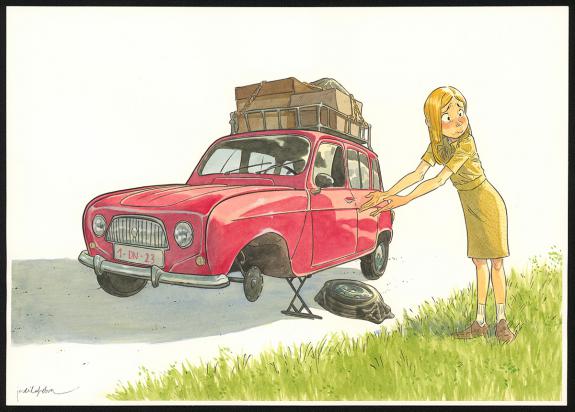 Jordi Lafebre - Les Beaux &eacute;t&eacute;s, Cap au Sud !, Illustration o