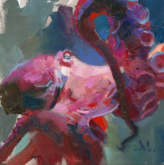 Greg Manchess - Pieuvre, Peinture originale, inspir&eacute;e de l'u