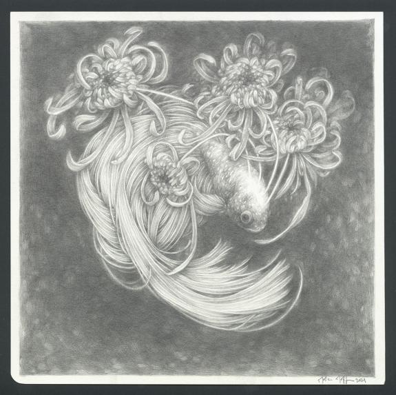 Marco Mazzoni - Illustration originale, The Chant,2021