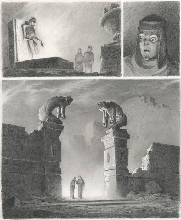 Paul & Ga&euml;tan Brizzi - L'Enfer de Dante, Planche originale n