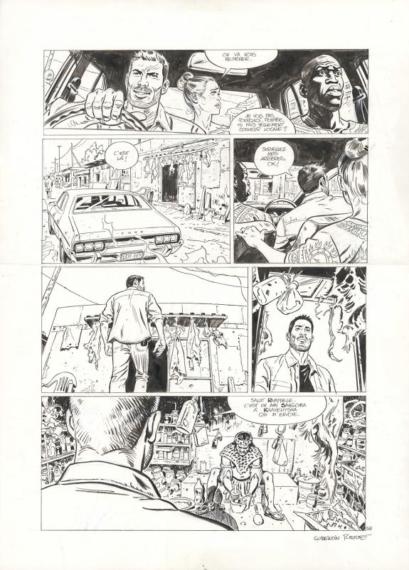 Corentin Rouge - Sangoma, les damn&eacute;s de Cape Town, Planche o