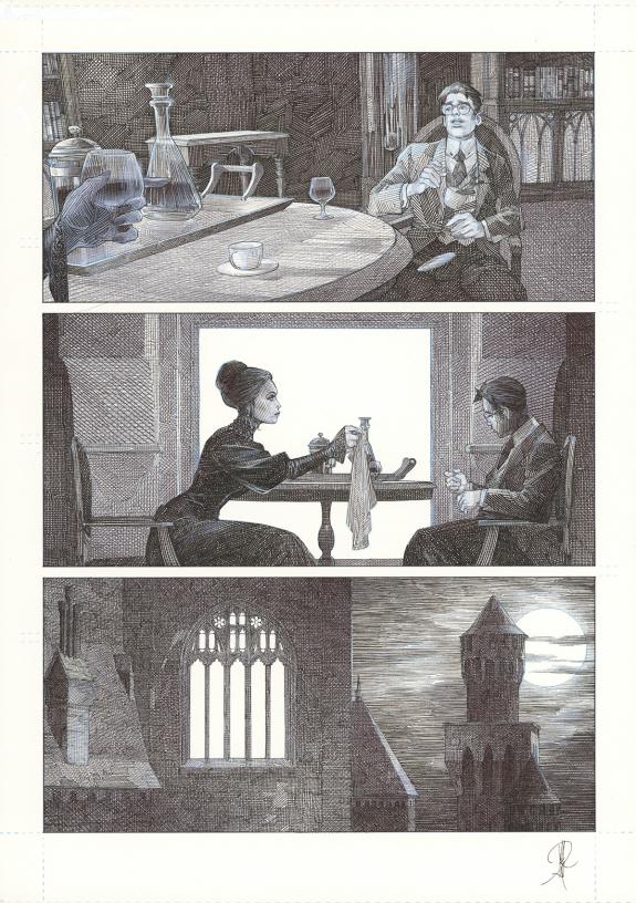 Alberto Varanda - La Mort vivante, Planche originale n&deg;27