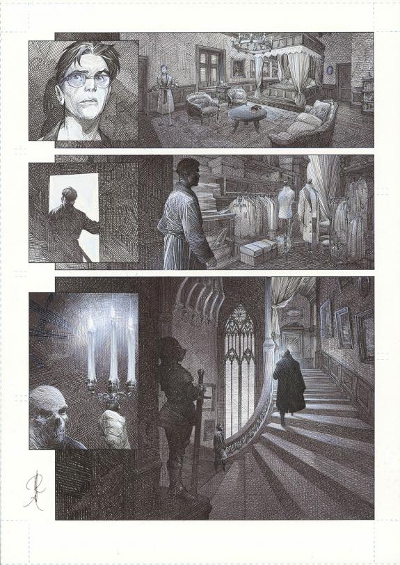 Alberto Varanda - La Mort vivante, Planche originale n&deg;20