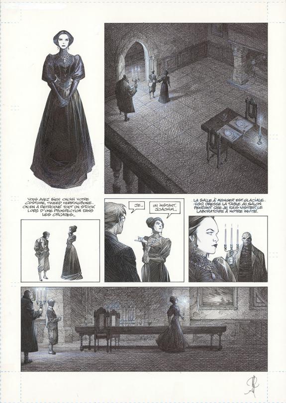 Alberto Varanda - La Mort vivante, Planche originale n&deg;21