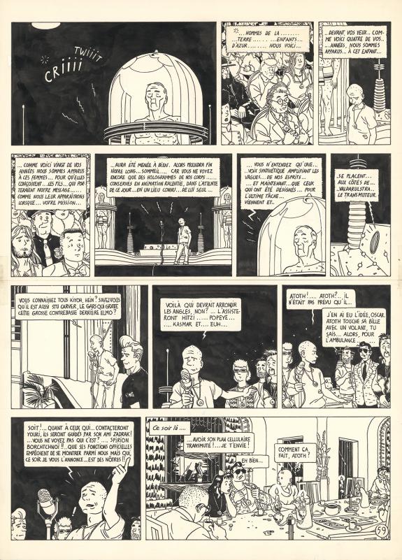 Ted Benoit - Ray Banana, Berceuse &eacute;lectrique, Planche origin