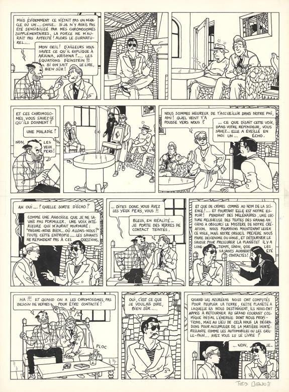 Ted Benoit - Ray Banana, Berceuse &eacute;lectrique, Planche origin