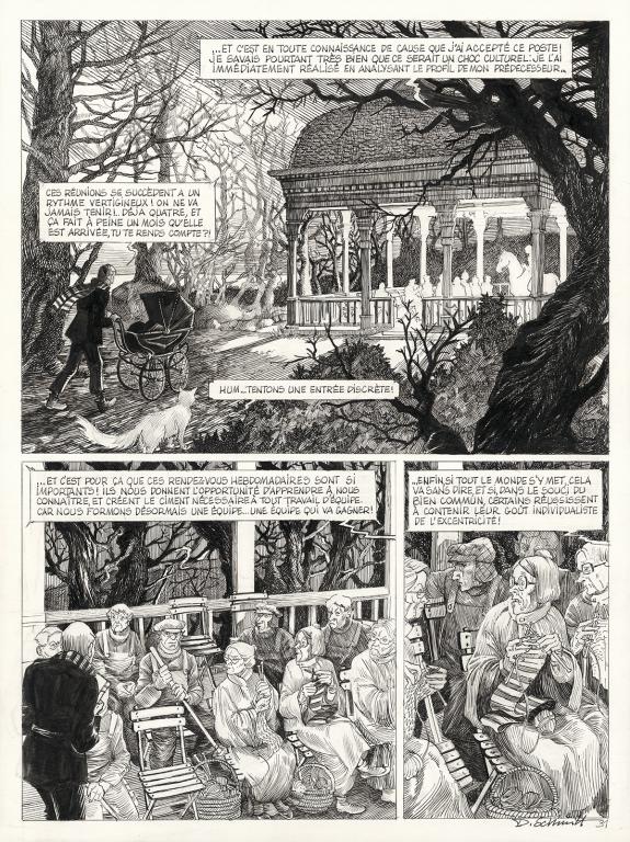 Daria Schmitt - Le Bestiaire du cr&eacute;puscule, Planche original